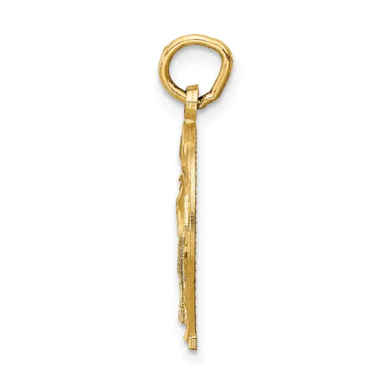 14K Gold Horseshoe Charm Jewelry FindingKing 20mm x 15mm {3}