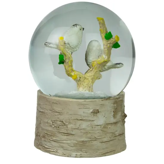 Northlight 5" White Doves on a Branch Musical Christmas Snow Globe {7}