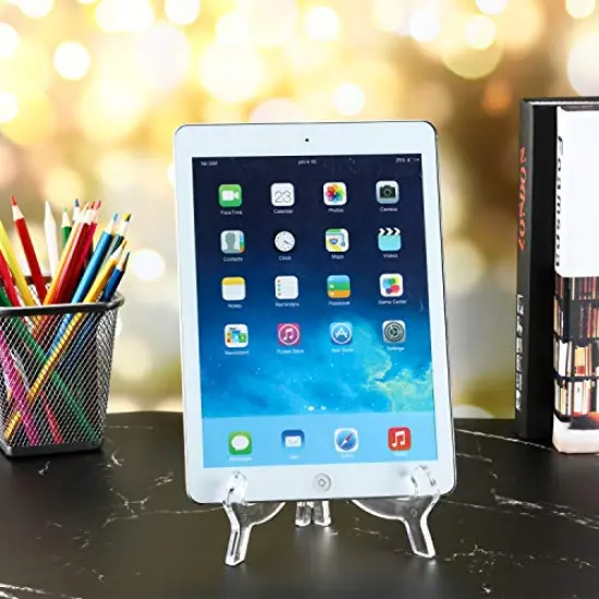 Clear Acrylic Easels Plate Stands Holders to Display Pictures or Other Items for Display Decoration {6}