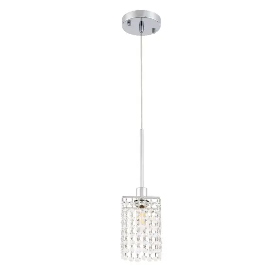 Taylor 1 light Chrome Pendant {5}
