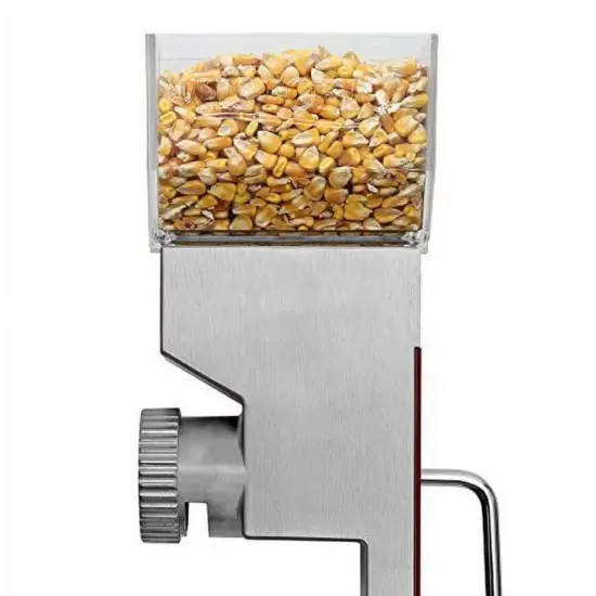 Kitchen Crop Compact Grain Mill - Deluxe, Non-Electric, Manual Power Grain Flour Grinder, 4.5 Cup Capacity, 15.75 inches {4}