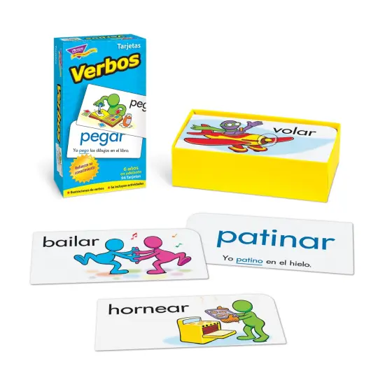 Verbos (Spanish Action Words) Skill Drill Flash Cards, 3 Packs {3}
