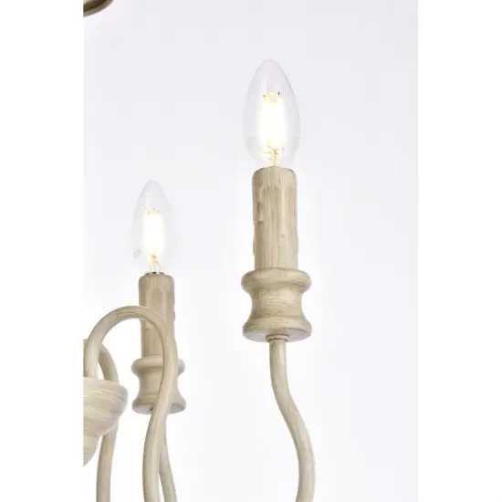 Flynx 4 lights pendant in weathered dove {6}