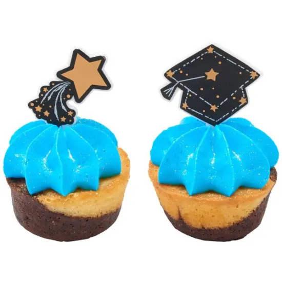 Shoot For The Stars DecoPics Cupcake Decorations, 12ct {4}
