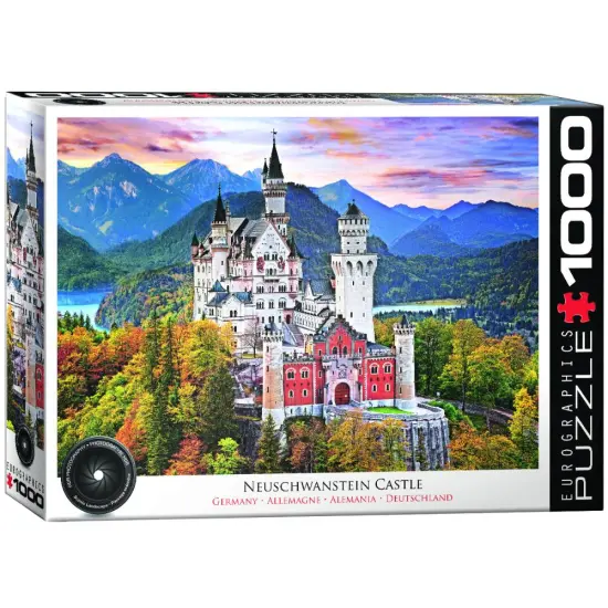 Eurographics 1000 Piece Jigsaw Puzzle, Germany's Neuschwanstein Castle {1}