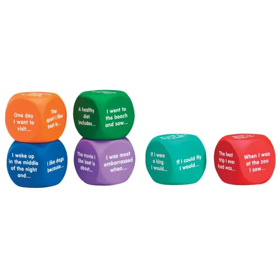 Writing Prompt Cubes, Set of 6 {1}