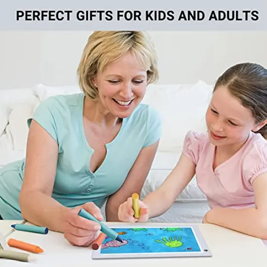 A4 Silver LED Trace Light Pad NXENTC Light Table USB Power LED Tracing Light Board for Artists,Drawing, Sketching, Animation {3}