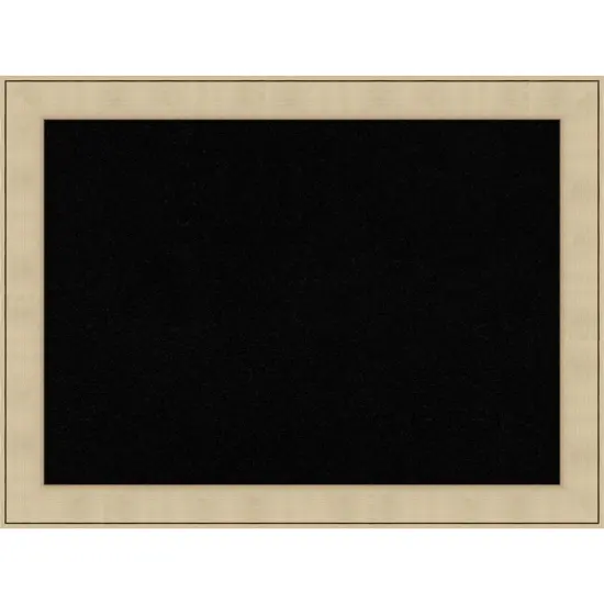 Classic Honey Silver Framed Corkboard, Black Cork {7}