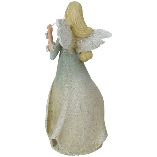 Roman Heavenly Blessings Collection "Good in the World" Angel Figurine - 8.5" Blue {6}