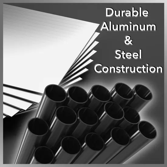 Saloniture Aluminum Salon Instrument Tray with Caddy, Heavy-Duty Rolling Base {3}