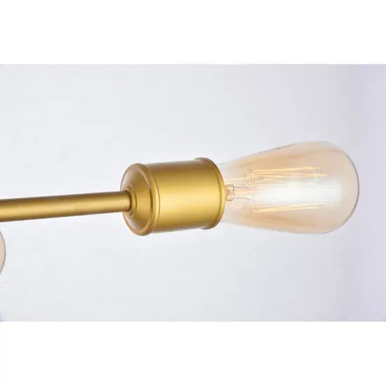 Axel 5 Lights Brass Wall Sconce {5}