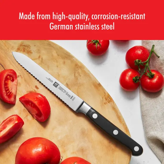 ZWILLING Professional "S" 5-inch Serrated Utility Knife {4}