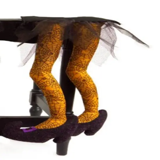 Melrose Wicked Witch Spiderweb Legs Halloween Decoration - 18.5" Orange {1}