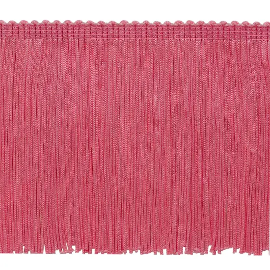 5 yards of 4" Stretch Chainette Fringe Trim | 5 yard cut Hot Pink {1}