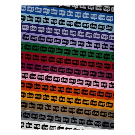 Censored Expletive Curse Bubble Satin Ribbon for Bows Gift Wrapping DIY Craft Projects - 1" - 3 Yards Purple Ribbon {1}