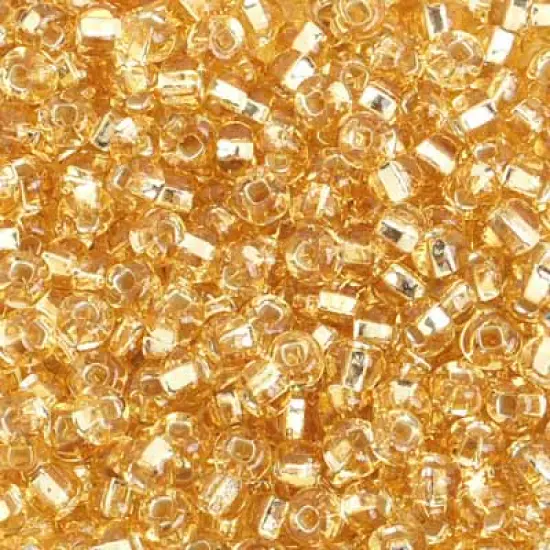 John Bead 6/0 Silver Lined Czech Glass Seed Beads, 500g Gold {1}