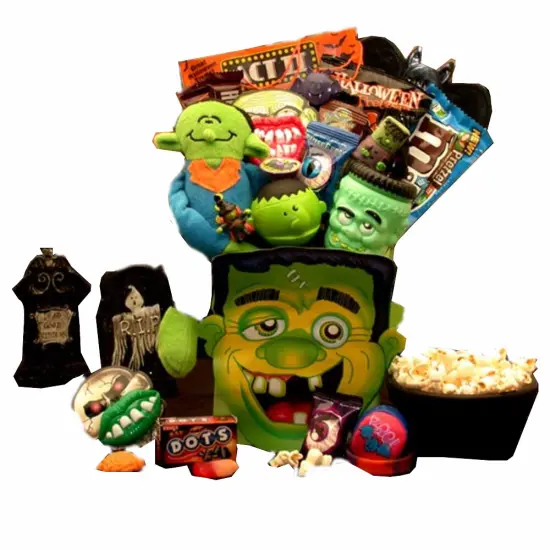 GBDS Halloween Gift Basket - Frankie's Halloween Monster Mash Candy Tote {1}