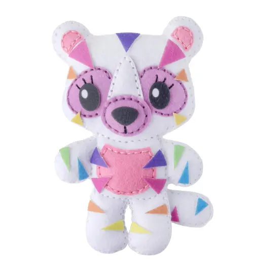 Colorbok Felt Softie Kit-Rainbow Tiger {3}
