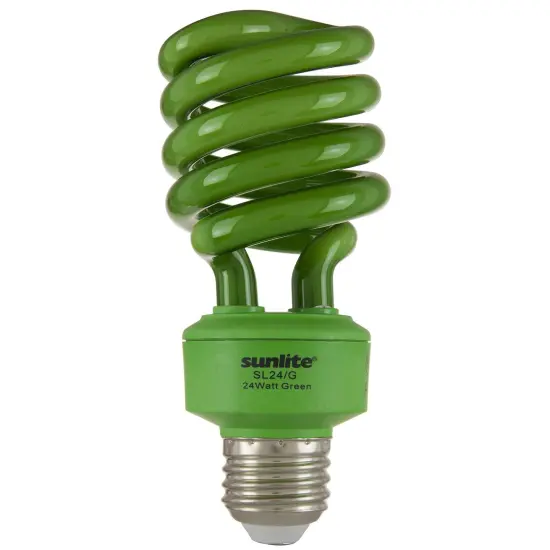 SUNLITE 00555 Compact Fluorescent 24W Super Twist CD Colored Bulb {1}