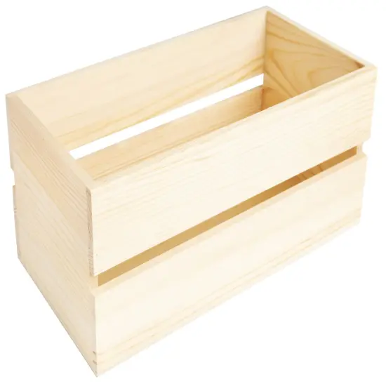 CousinDIY Wood CD Crate 5.8"X4.4"X11.5"-Natural {3}