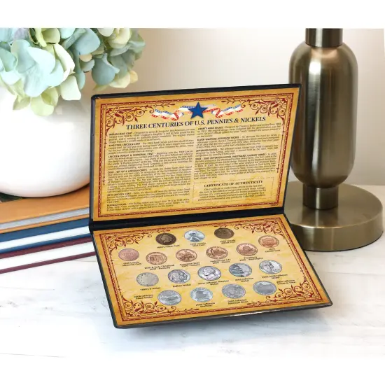 Three Centuries of U.S. Pennies & Nickels {5}