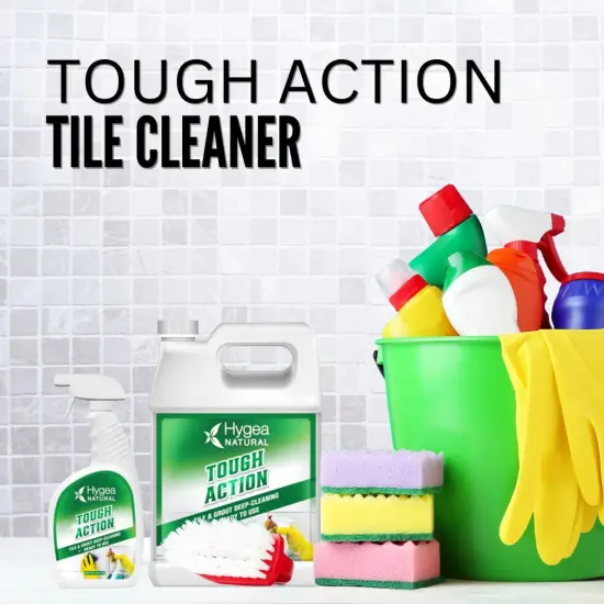 Hygea Natural Tough Action - Tile & Grout Deep-Cleaning Ready to use 24oz Spray (3 pack) {3}