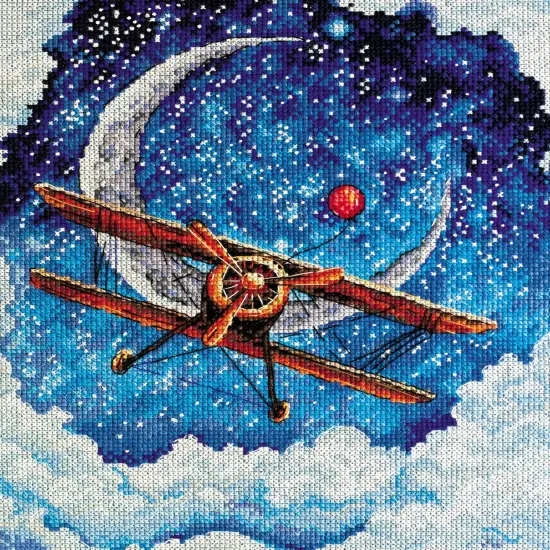 Cross-stitch kit Above the clouds {1}