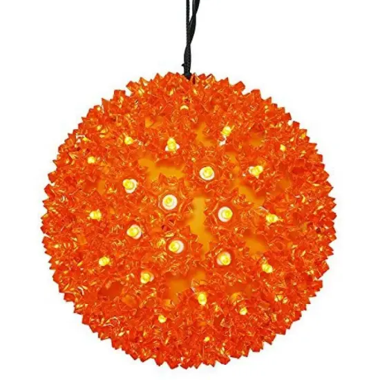 Vickerman 150Lt x 10" LED Orange Starlight Sphere {1}