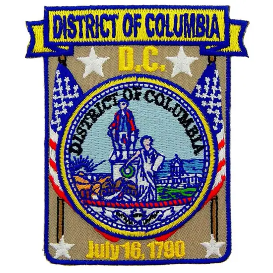 District of Columbia State Map Patch 3" {1}