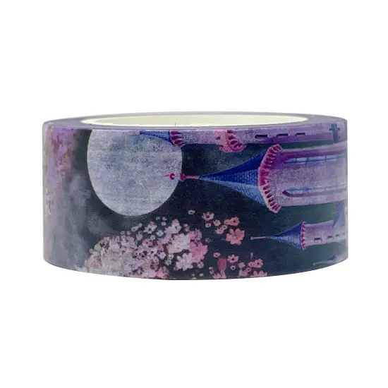 Wrapables Beautiful Scenery Washi Masking Tape Purple Fantasy {1}