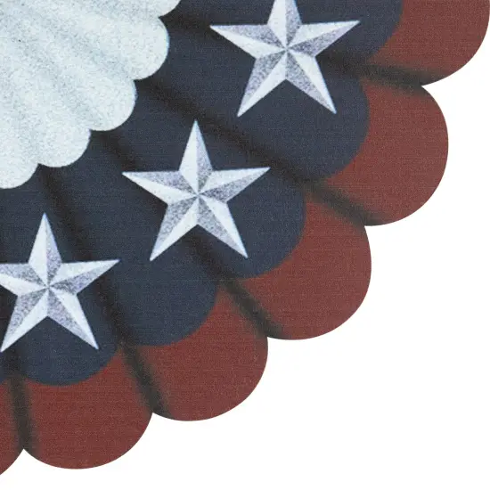 Northlight America Wall Bunting Patriotic Hanging Decoration - 11.75" Blue {5}