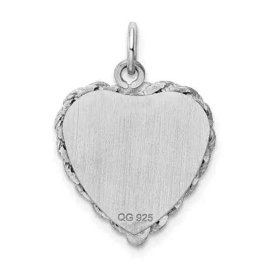 Sterling Silver Baptism Charm Jewerly 25mm x 17mm {3}