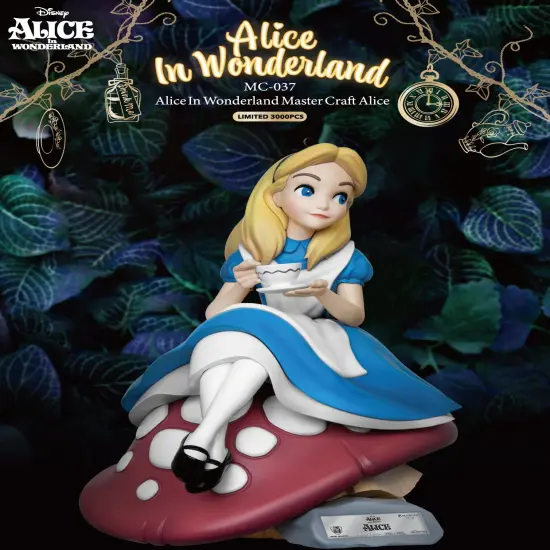 Alice In Wonderland Master Craft Alice Table Top Statue {4}