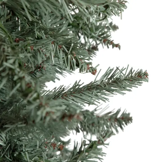 Northlight 7.5' Pre-Lit FullSpruce Artificial Christmas Tree, LED Lights Green {7}