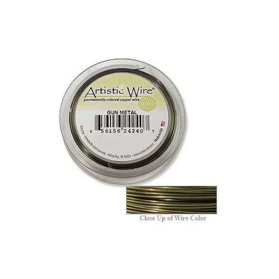 Artistic Wire Jewelry Wire Spools 22 Gauge (15 Yards) Antique Brass {2}