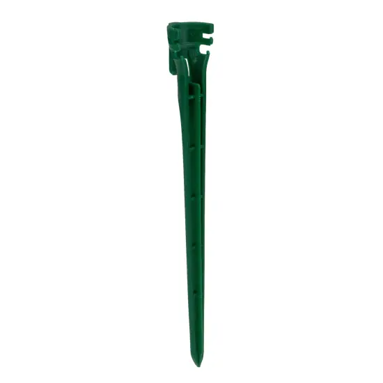 Simple Living Set of 100 Green 2-in-1 Christmas Decorations Tie Down and Light Stakes- 7.5" {5}