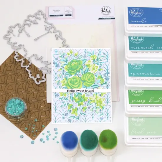 Pinkfresh Studio Die-Fancy Rose Bunch {3}