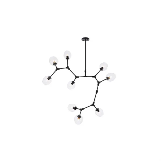 Cavoli 9 lights black chandelier {1}
