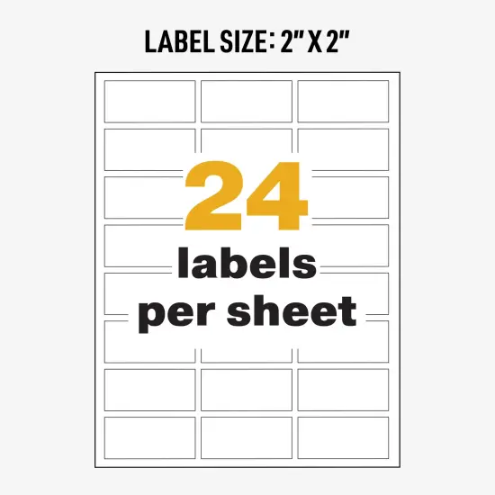 Avery UltraDuty GHS Chemical Labels for Laser Printers, Permanent Adhesive, Waterproof, UV Resistant, 1" x 2-1/2", 600 Labels (60517) {6}