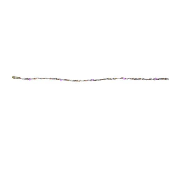 Vickerman LED Micro Fairy Multi-Function Branch Christmas Lights - Purple - 4.3' Silver and Bronze Wire - 36ct {3}