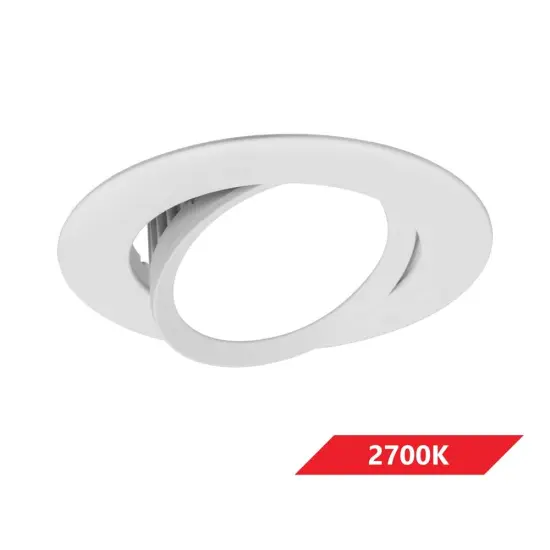 DCG Series 4 in. White Gimbal LED Recessed Downlight, 2700K Warm White {2}