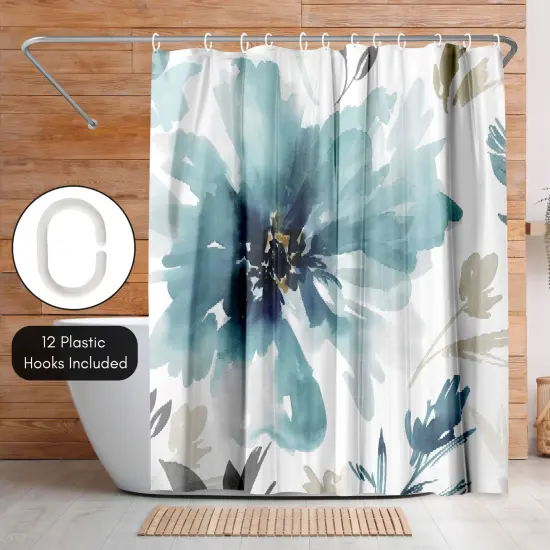 Finesse I by PI Creative Art Shower Curtain 71" x 74" {5}
