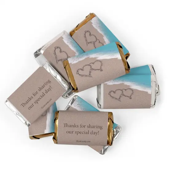 108 Pcs Wedding Candy Hershey's Chocolate Party Favors by Just Candy (2 lb) - Beach {1}