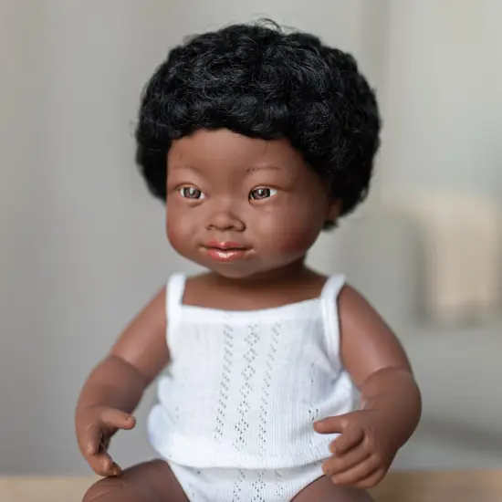 Miniland Doll with Down Syndrome - African Boy 15" {6}