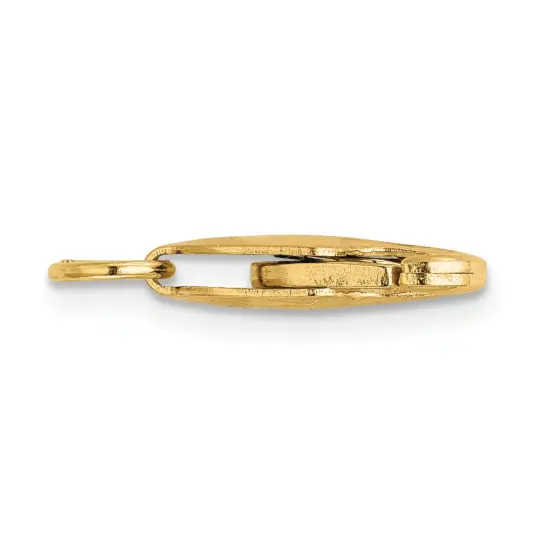 18K Gold Lobster Clasp (9.40mm to 15.60mm) {3}