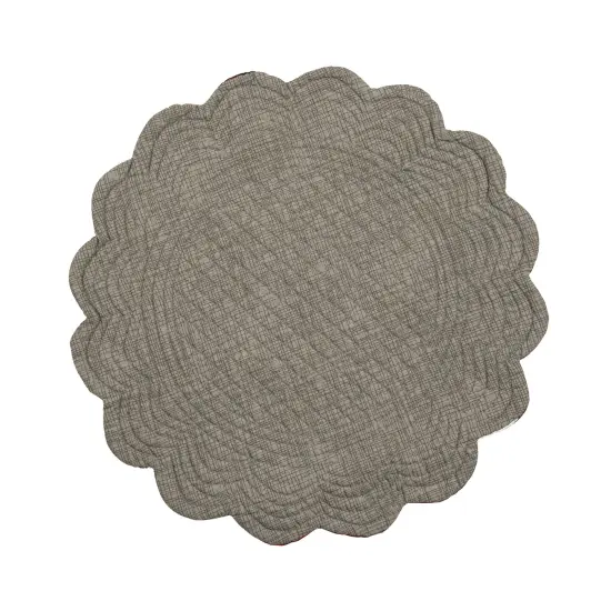 Hayden Round Placemats Set of 6, 17" {4}