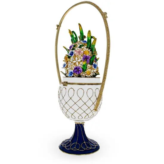 1901 Basket of Flowers Royal Easter Egg {3}