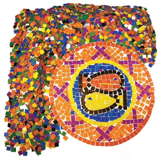 Double Color Mosaic Squares, 3/8", 10,000 Squares {1}