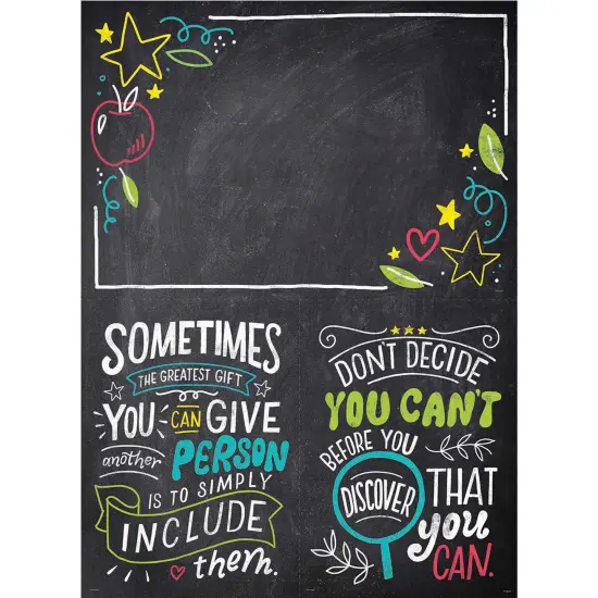 Chalk It Up! School Time Fun Bulletin Board Set {6}