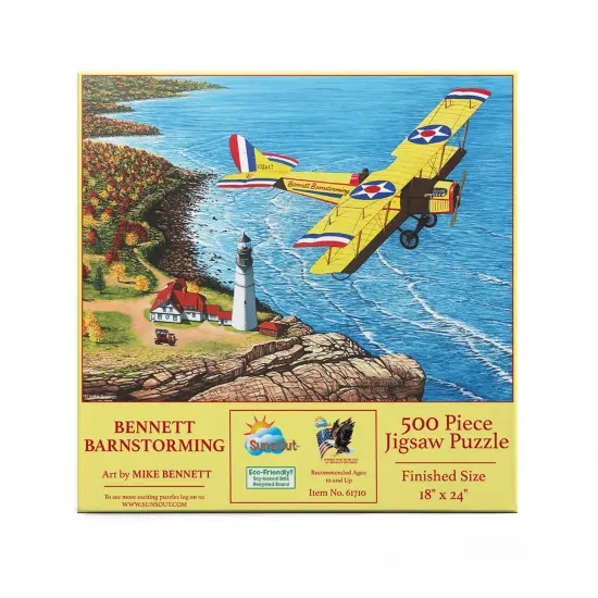 Sunsout Bennett's Barnstorming 500 pc Jigsaw Puzzle 61710 {4}